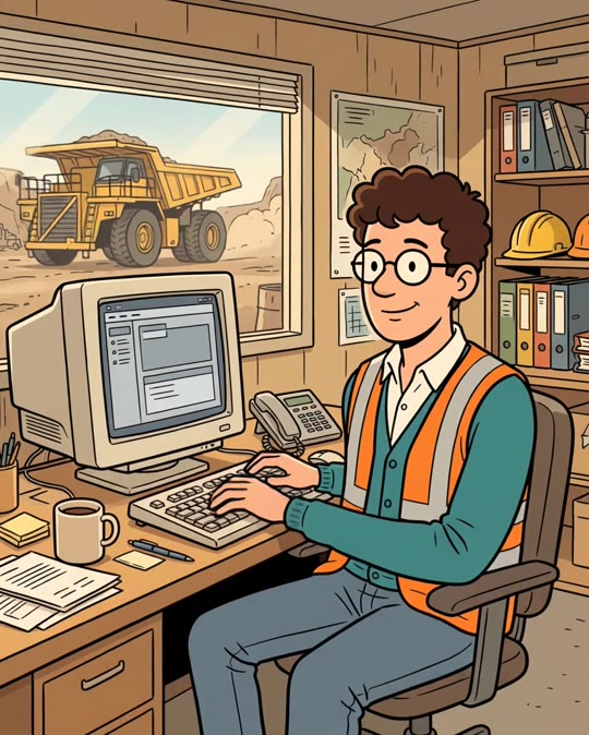 Scene 3: Sam at his old screen